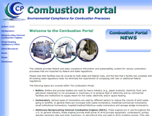 Tablet Screenshot of combustionportal.org